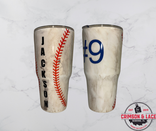 Home Run Refresh: Real Dirt Baseball Tumbler – The Ultimate Gift for Fans! - Crimson and Lace LLC