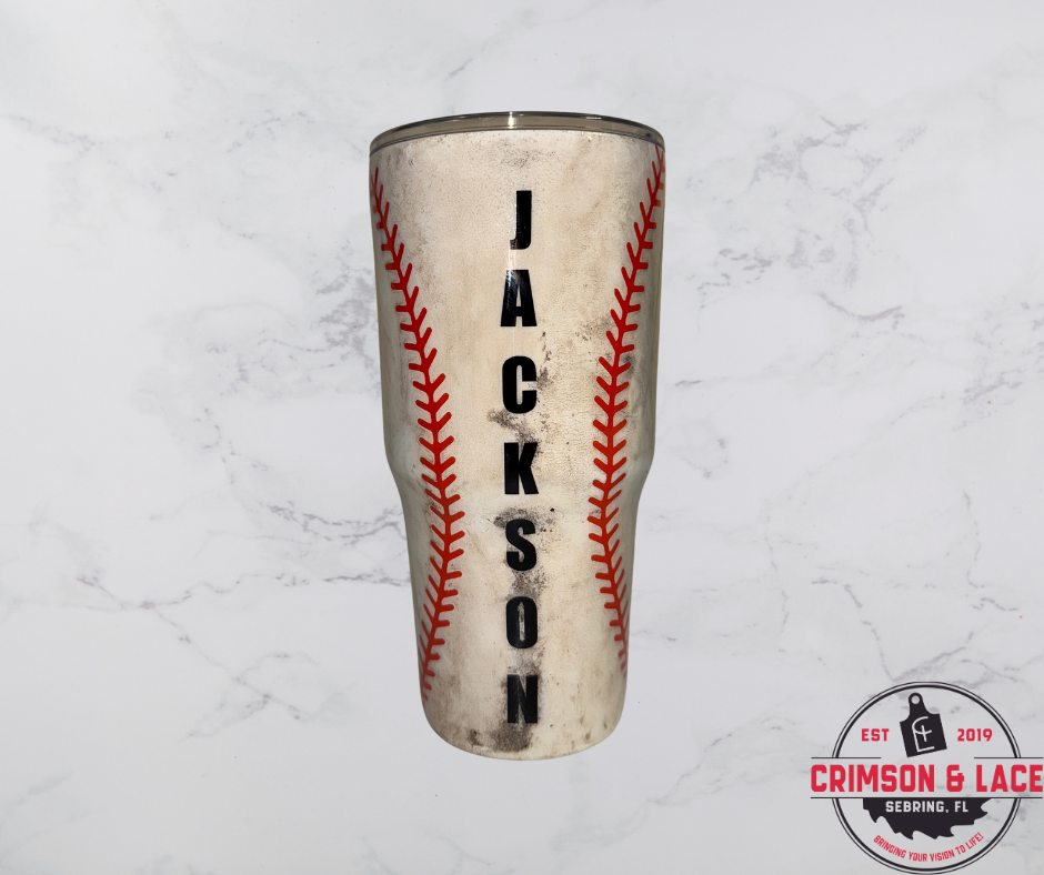 Home Run Refresh: Real Dirt Baseball Tumbler – The Ultimate Gift for Fans! - Crimson and Lace LLC