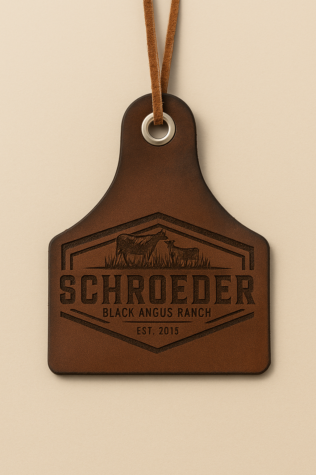 Your Custom Brand | Leather Car Freshener - Crimson and Lace LLC