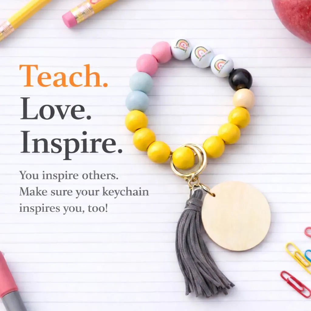 Teach Love Inspire Wristlet - Crimson and Lace LLC