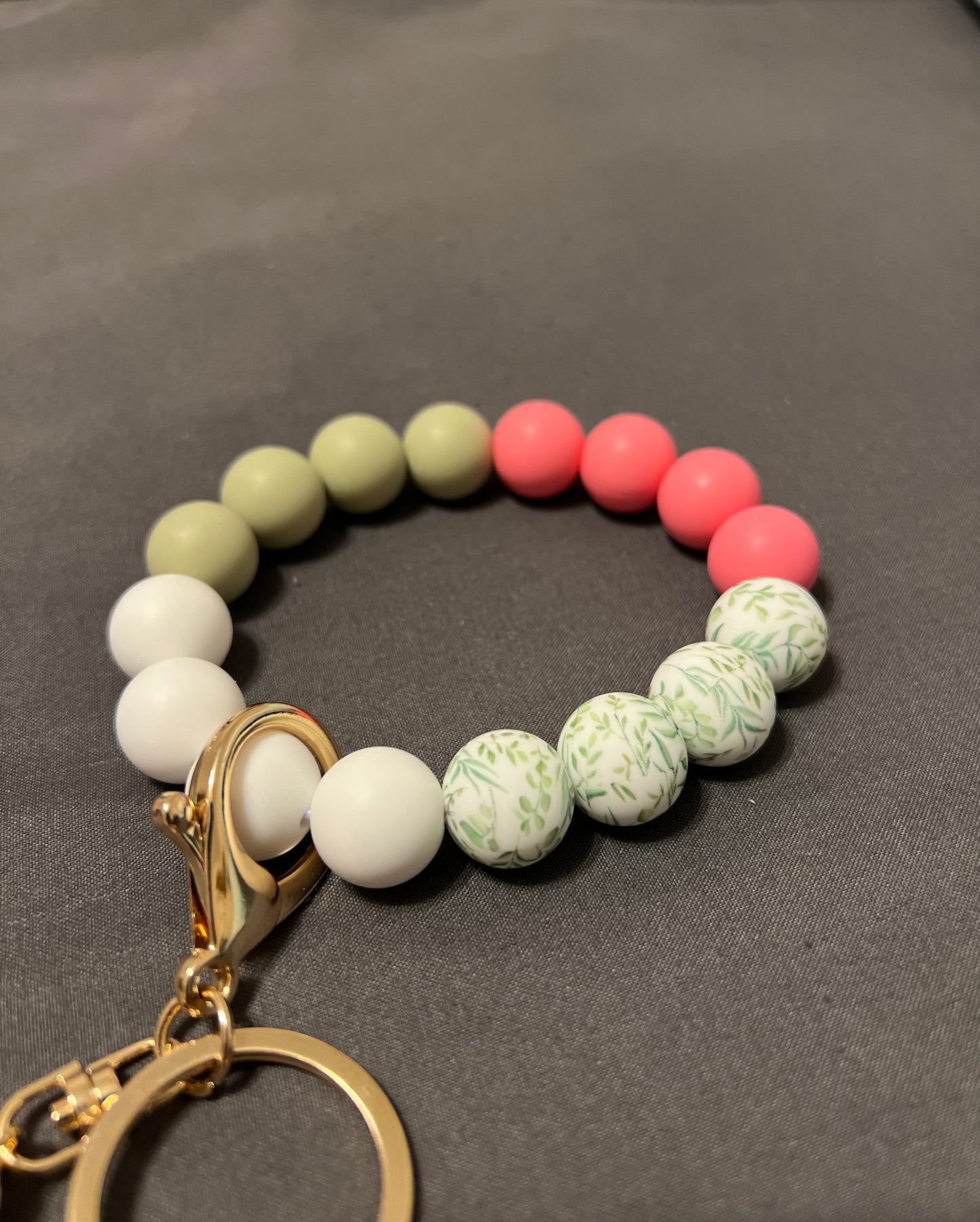 Botanical Leaves Silicone Wristlet - Crimson and Lace LLC