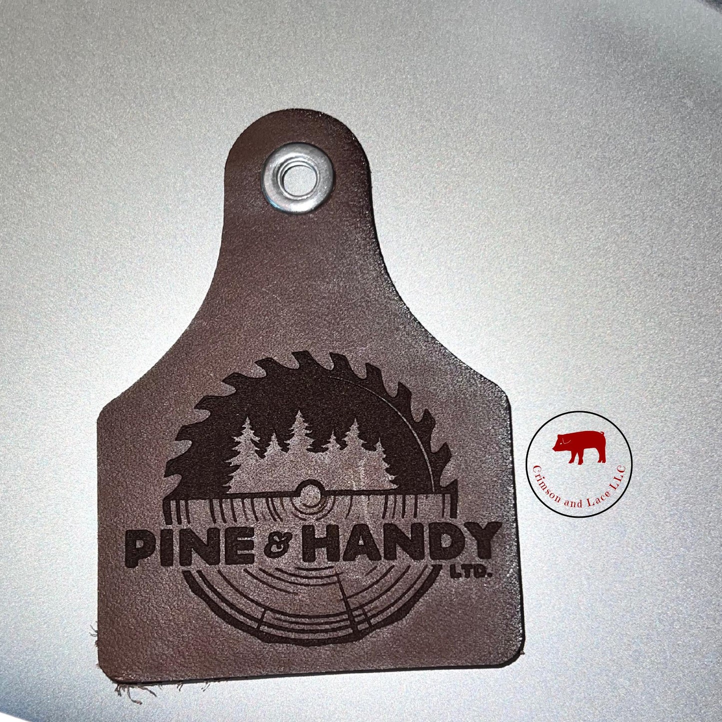 Your Custom Brand | Leather Car Freshener - Crimson and Lace LLC