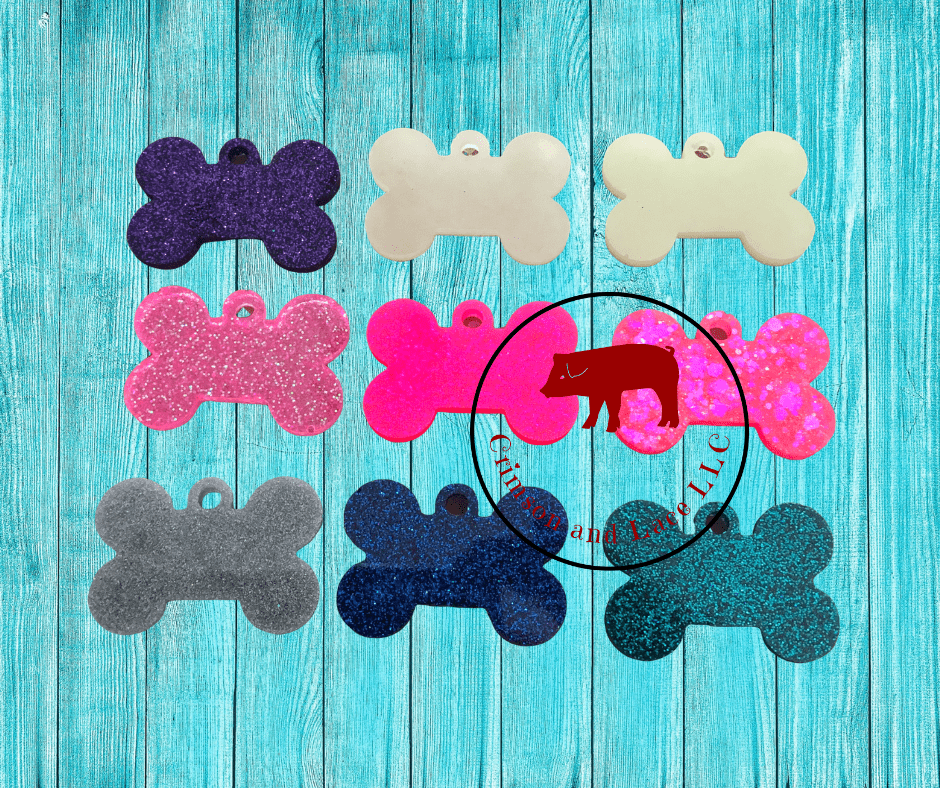 Dog/Pet Tags - Crimson and Lace LLC