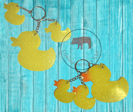 Duck Keychain - Crimson and Lace LLC
