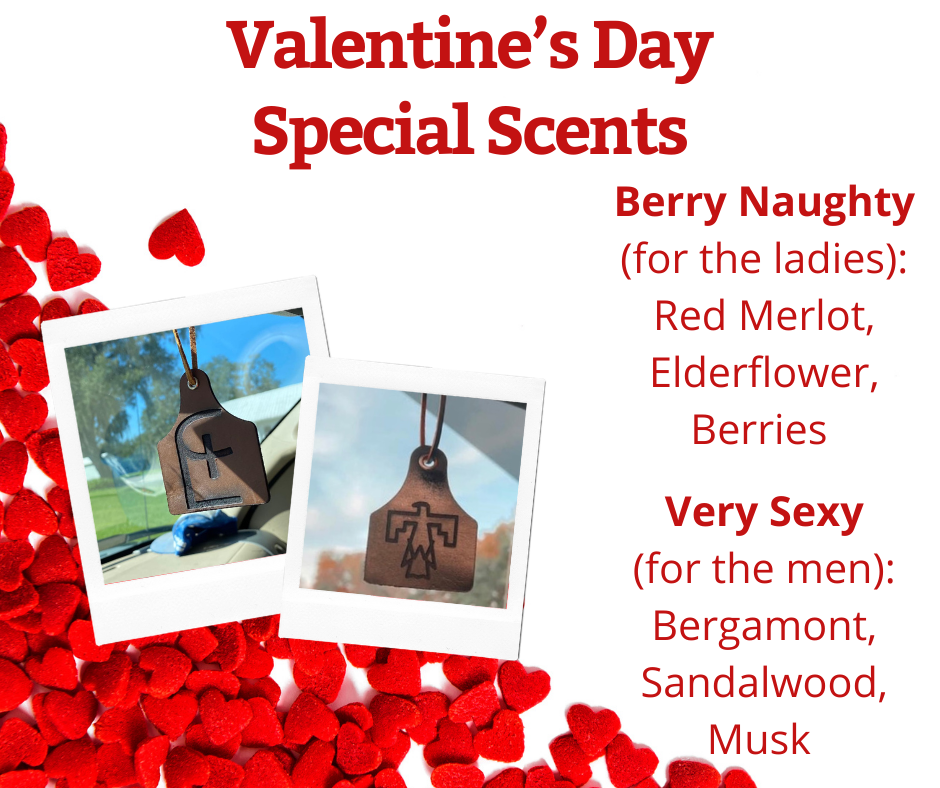 Your Custom Brand | Leather Car Freshener - Crimson and Lace LLC