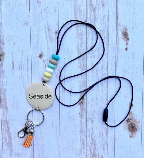 Silicone Bead Lanyard - Crimson and Lace LLC