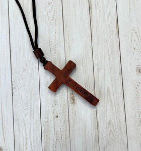 Cross Necklace - Crimson and Lace LLC