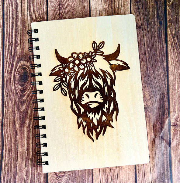 Birch Cover Spiral Notebook - Crimson and Lace LLC