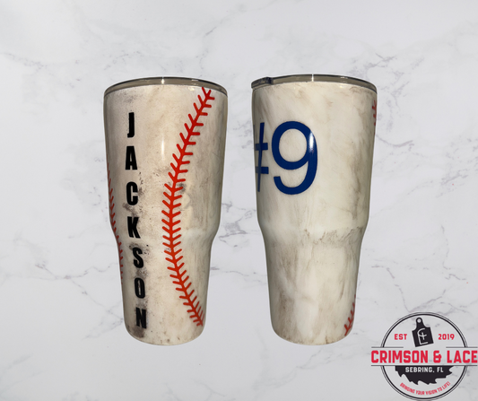 Home Run Refresh: Real Dirt Baseball Tumbler – The Ultimate Gift for Fans!