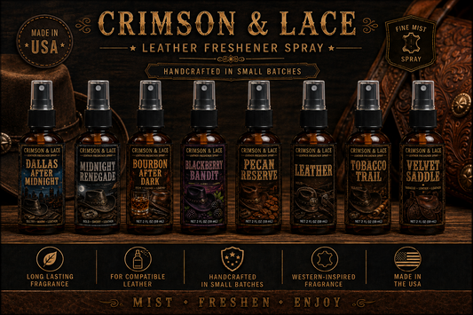 Leather Freshener Spray | Western Leather Fragrance | 2 oz