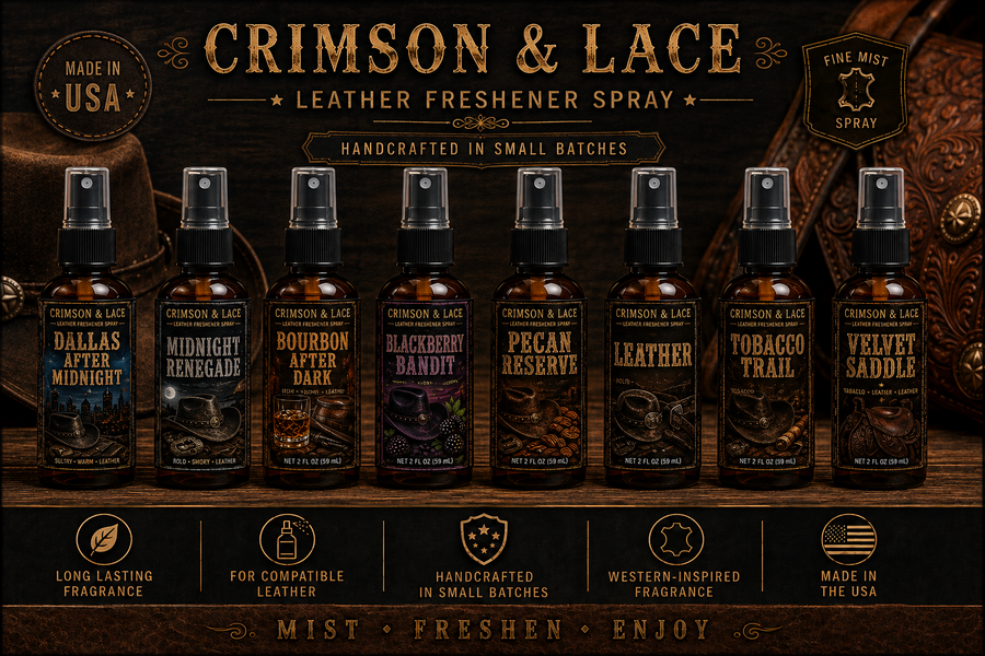 Leather Freshener Spray | Western Leather Fragrance | 2 oz
