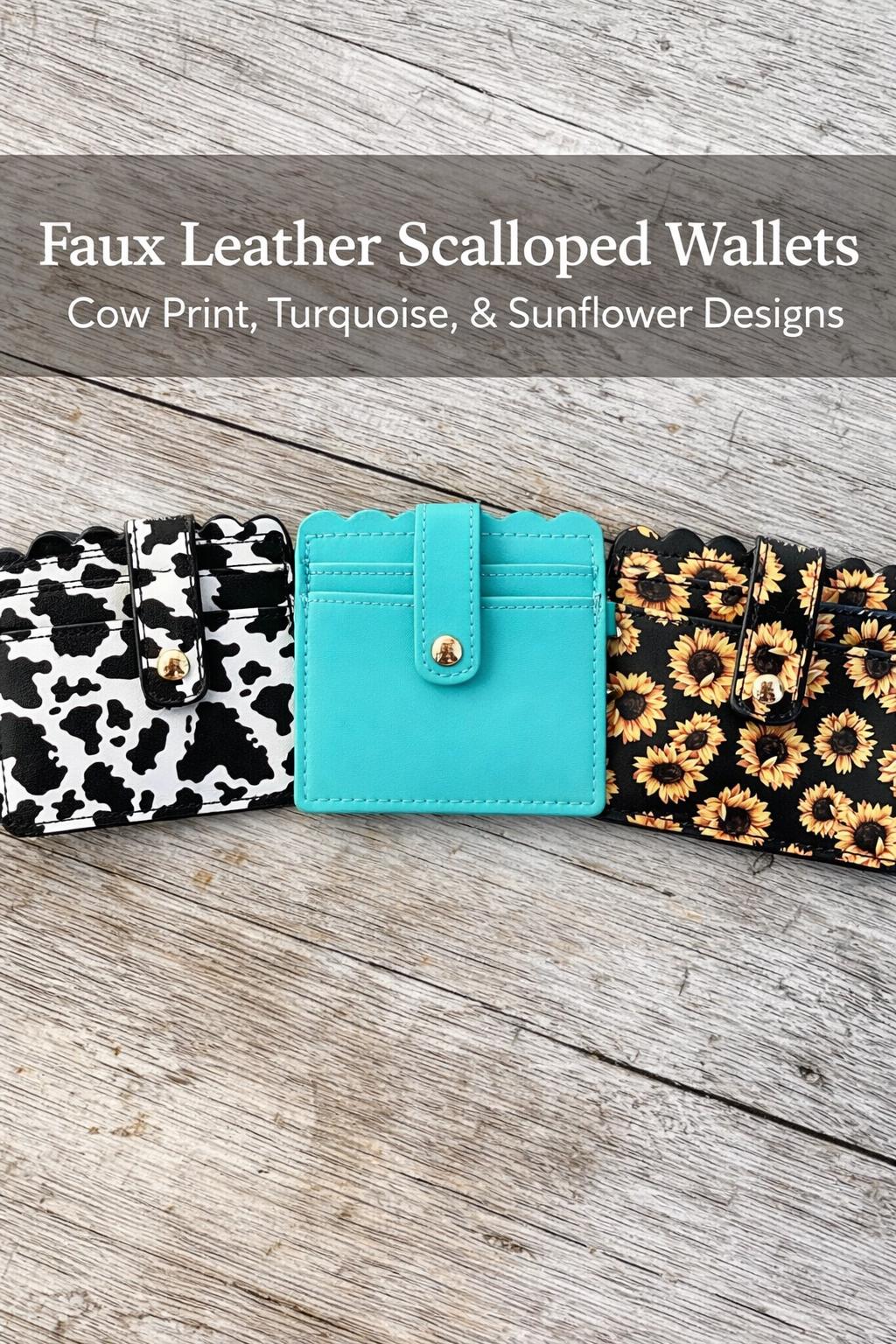 Wallet Keychain Card Holder for Women | Animal Print Faux Leather | ID & Card - Crimson and Lace LLC