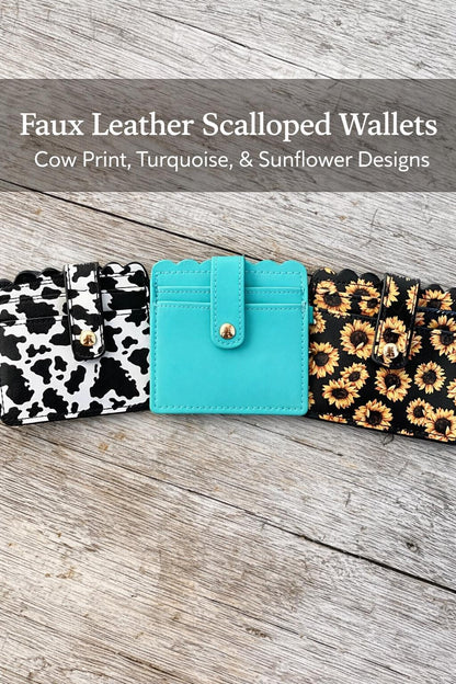 Wallet Keychain Card Holder for Women | Animal Print Faux Leather | ID & Card - Crimson and Lace LLC