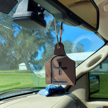 Load image into Gallery viewer, Your Custom Brand | Leather Car Freshener - Crimson and Lace LLC
