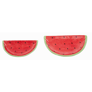 Dolomite Red Spring Watermelon Plates - Set of 2 - Crimson and Lace LLC