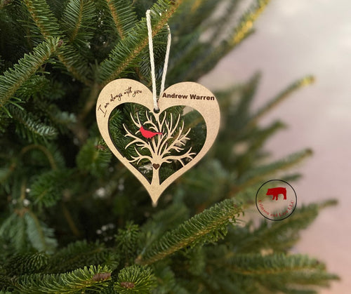 In Memory Ornament - Crimson and Lace LLC