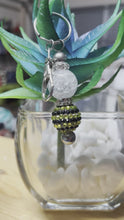 Load and play video in Gallery viewer, Bumblebee Theme Bead Keychain
