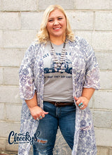 Load image into Gallery viewer, Justine Paisley Blue Belle Duster - Crimson and Lace LLC
