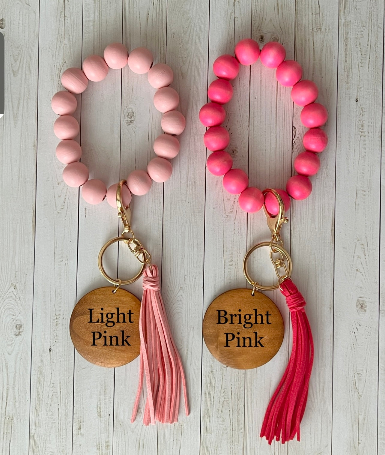 Wood Beaded Wristlet - Crimson and Lace LLC