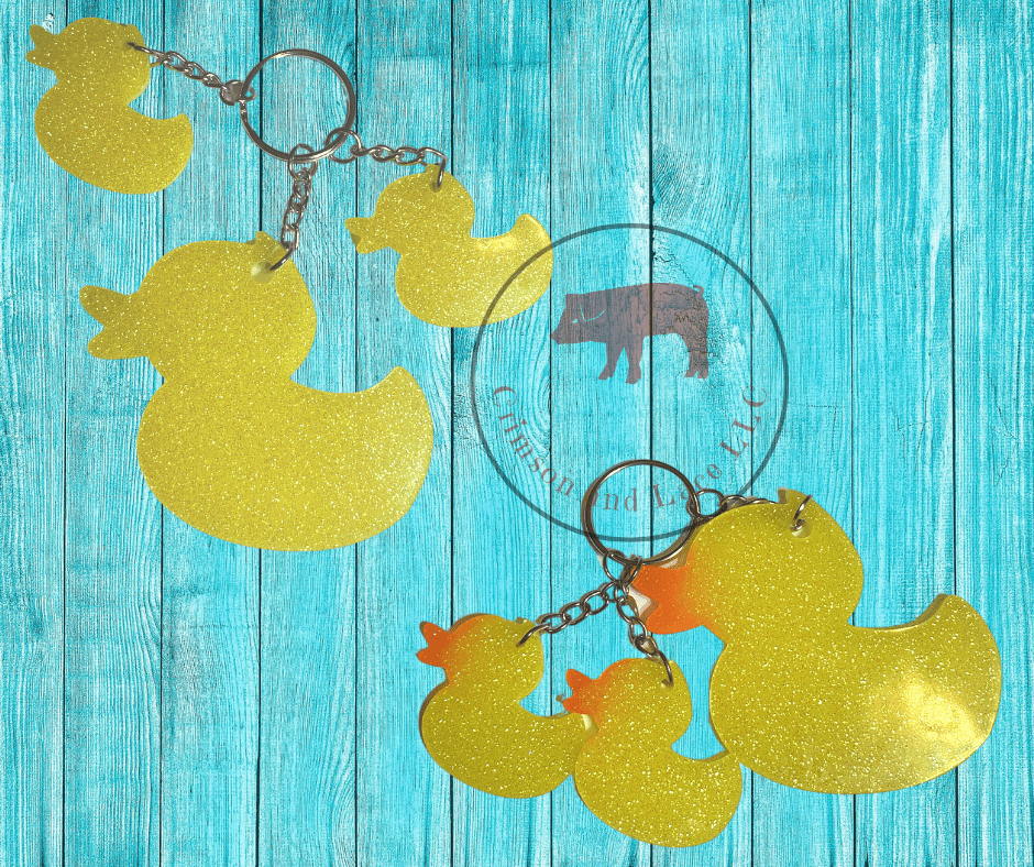 Duck Keychain - Crimson and Lace LLC