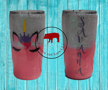 Load image into Gallery viewer, Princess Unicorn Tumbler - Crimson and Lace LLC
