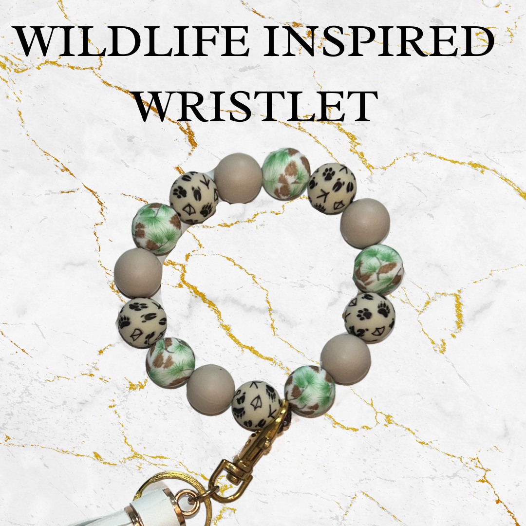 Wildlife Tracks Wristlet - Crimson and Lace LLC