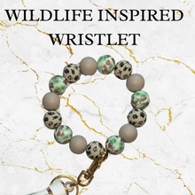 Load image into Gallery viewer, Wildlife Tracks Wristlet - Crimson and Lace LLC
