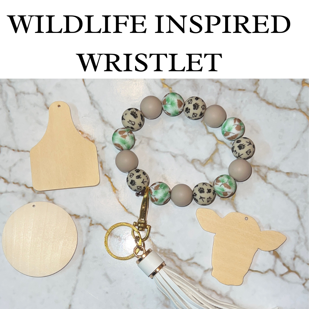 Wildlife Tracks Wristlet - Crimson and Lace LLC