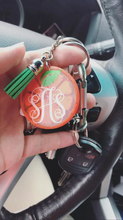 Load image into Gallery viewer, Orange Slice Keychain - Crimson and Lace LLC
