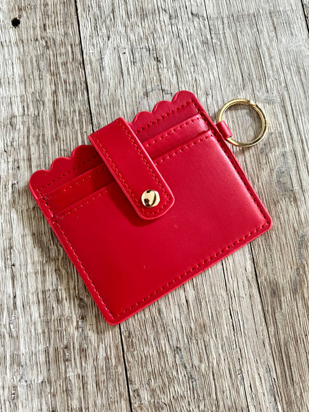 Faux Leather Wristlet Wallet - Crimson and Lace LLC