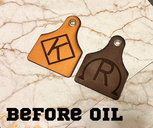 Your Custom Brand | Leather Car Freshener - Crimson and Lace LLC