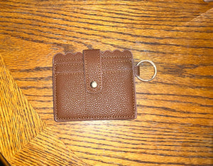 Faux Leather Wristlet Wallet - Crimson and Lace LLC