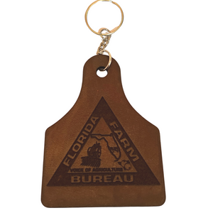 Leather Keychain - Crimson and Lace LLC