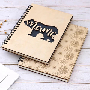 Birch Cover Spiral Notebook - Crimson and Lace LLC